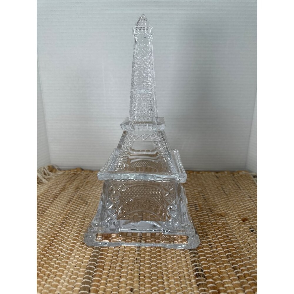 Shannon Handcrafted Crystal Eiffel Tower Trinket/Jewelry Box Ireland